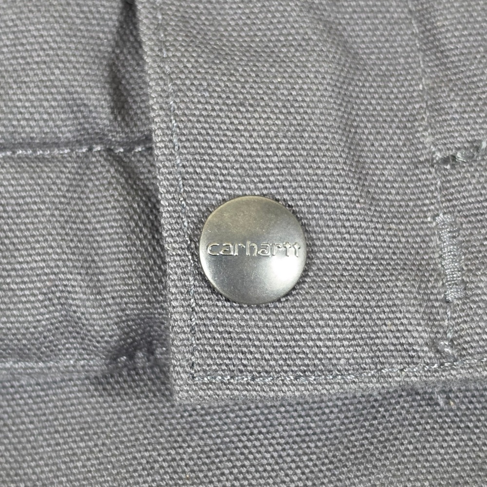 NWT Carhartt Duck Bartlett Sherpa Lined Jacket Hooded Gray Mens Size XL Workwear - Picture 5 of 11